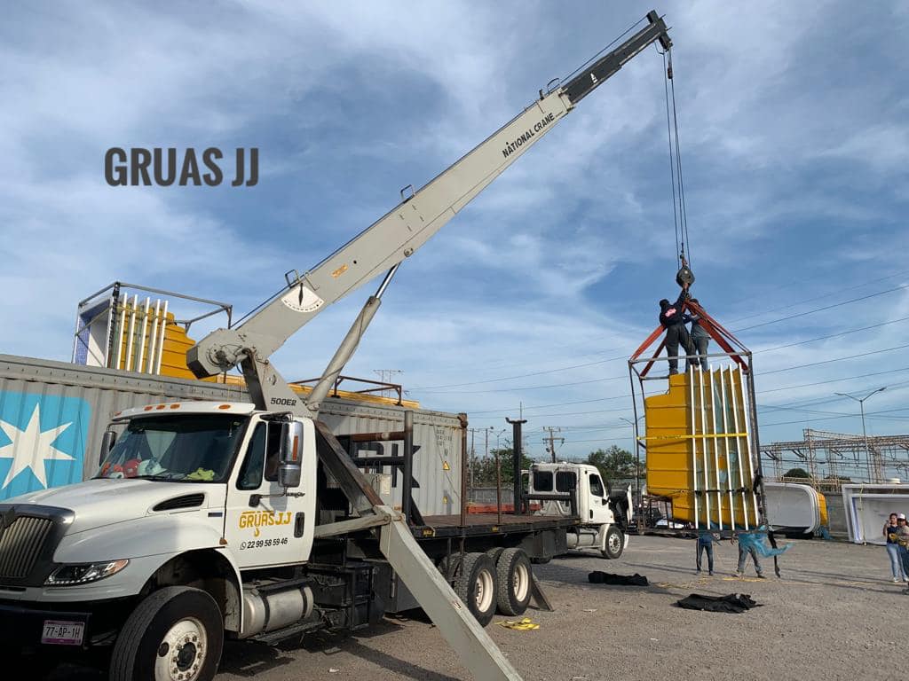 Carga de contenedores industriales